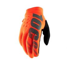 rukavice-100-brisker-oranzova-fluo-cierna-M172-308-mxsport