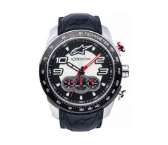 hodinky-alpinestars-tech-chrono-steel-bruseny-nerez-cierna-cervena-gumeny-remienok-M000-121-mxsport