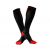 Ponožky UNDERSHIELD Push - Compressive (čierna/červená)