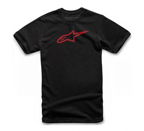 tricko-alpinestars-ageless-classic-tee-cierna-cervena-M182-473-mxsport