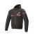 Bunda ALPINESTARS Sektor 2 TECH Hoodie (čierna/svetlá červená)