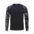 Funkčné tričko BULA Camo Merino Wool Crew (čierna/sivá)