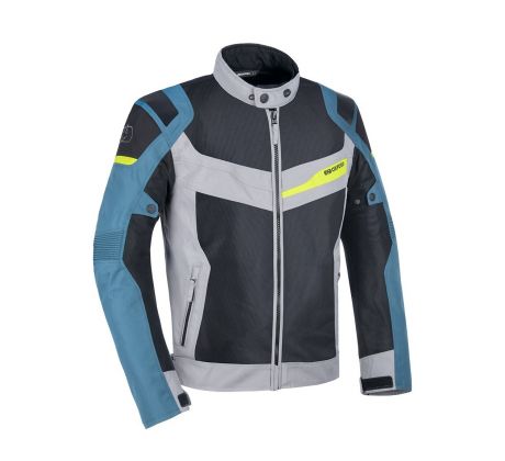 bunda-oxford-dakar-d2d-air-strieborna-modra-fluo-M100-713-mxsport