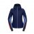 Bunda SPIDI Hoodie Armor Light Lady 2023, dámska (tmavá modrá/červená)