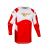 Dres FLY RACING Evolution DST. (červená/biela/červená irídium)