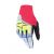 Rukavice ALPINESTARS Techstar (svetlá modrá/červená/žltá fluo/čierna)