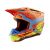 Prilba ALPINESTARS S-M5 Action 2 (oranžová fluo/svetlá modrá/žltá fluo)