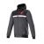 Bunda ALPINESTARS Chrome Street Hoodie, kolekcia HONDA (čierna/sivá/červená)