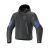 Bunda ALPINESTARS Zaca Air Venom Waterproof (čierna/modrá fluo)
