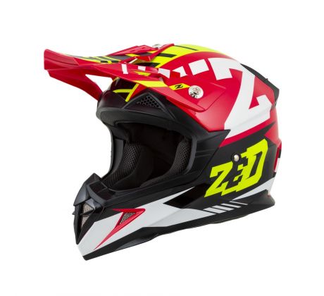 prilba-zed-x1-9d-targa-detska-2025-cervena-zlta-fluo-cierna-biela-M141-156
