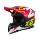 prilba-zed-x1-9d-targa-detska-2025-cervena-zlta-fluo-cierna-biela-M141-156