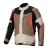 Bunda ALPINESTARS ST-1 Waterproof (tmavá khaki/piesková/čierna/červená fluo)