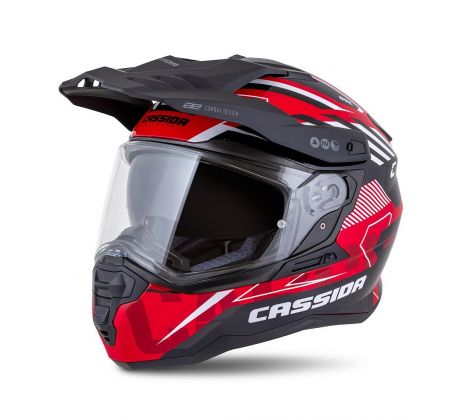 prilba-cassida-roadprilba-cassida-road-runner-technix-cervena-cierna-biela-siva-cierny-matny-silt-plexi-s-pripravou-pre-pinlock-M140-1992-mxsport