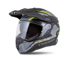prilba-cassida-road-runner-technix-siva-matna-cierna-zlta-fluo-cierny-matny-silt-plexi-s-pripravou-pre-pinlock-M140-1996-mxsport