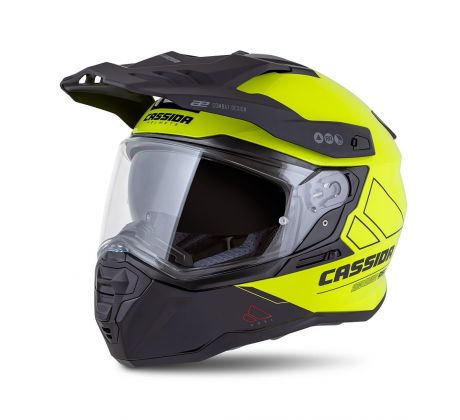 prilba-cassida-road-runner-dual-zlta-fluo-cierna-cierny-matny-silt-plexi-s-pripravou-pre-pinlock-M140-2065-mxsport