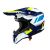 Prilba AIROH WRAAAP Vision (žltá/modrá, lesklá)