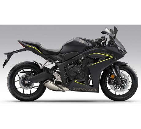 Motocykel HONDA CBR650R E-Clutch (Matt Gunpowder Black Metallic NH436)