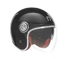 Prilba NOX PREMIUM Heritage (čierna) XL